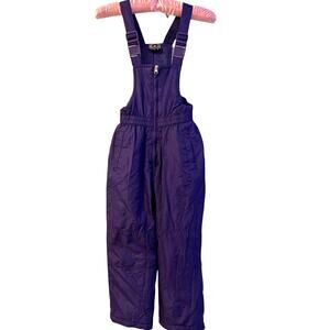 Ski bib kids size 6X purple jumpsuit snowboarding